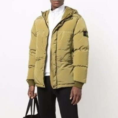 스톤아일랜드 남성 메탈 패치 패딩 자켓 - Stone Island Mens Padding - stc904x