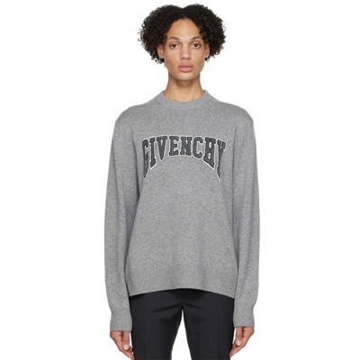 지방시 여성 그레이 컬리지 스웨터 - Givenchy Womens Gray Knits - gic916x