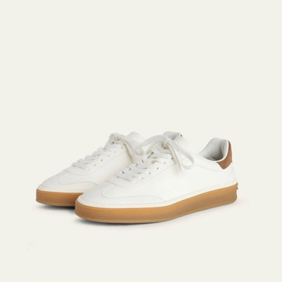 로로피아나 남성 화이트 스니커즈 - Loro Piana Mens White Sneakers - lps669x