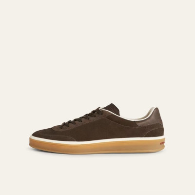 로로피아나 남성 브라운 스니커즈 - Loro Piana Mens Brown Sneakers - lps670x