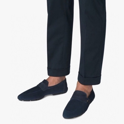 벨루티 남성 네이비 로퍼 - Berluti Mens Navy Loafer - bes683x