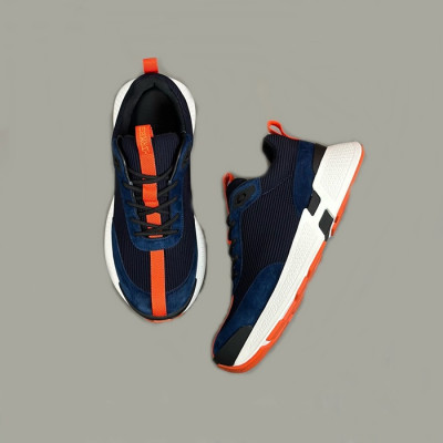 에르메스 남성 엔볼 네이비 스니커즈 - Hermes Mens Navy Sneakers - hes685x