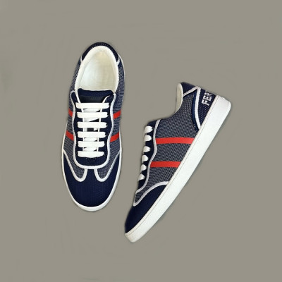 페라가모 남성 네이비 스니커즈 - Ferragamo Mens Navy Sneakers - fes699x