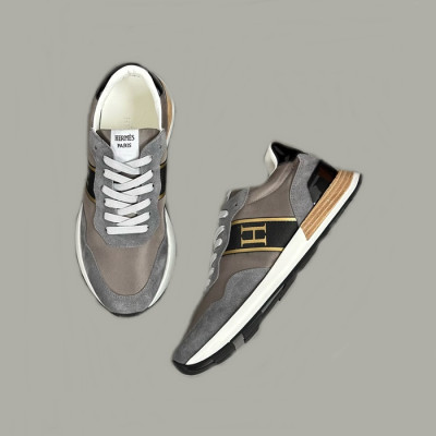 에르메스 남성 엔볼 그레이 스니커즈 - Hermes Mens Gray Sneakers - hes715x