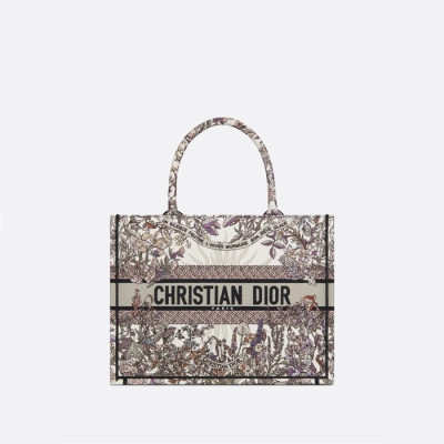 디올 여성 자수 북토트 M1296 - Dior Womens Book Tote - dib2021x