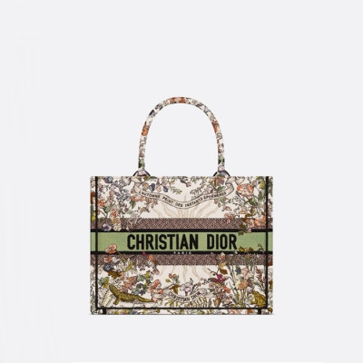 디올 여성 자수 북토트 M1296 - Dior Womens Book Tote - dib2022x