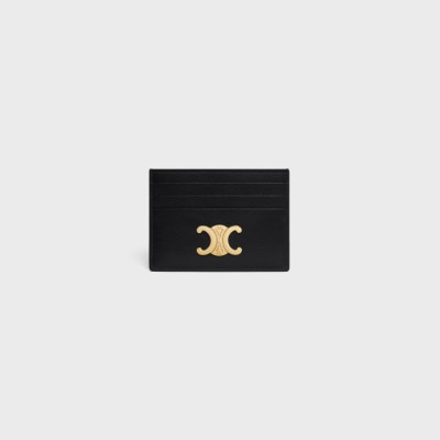 셀린느 여성 블랙 카드 지갑 - Celine Womens Black Card Wallets - cew206x