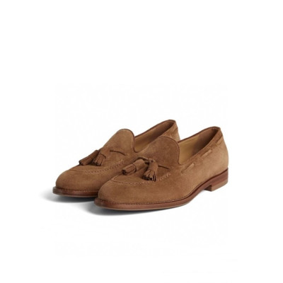 브루넬로쿠치넬리 남성 카멜 로퍼 - Brunello Cucinelli Mens Camel Loafer - brs770x