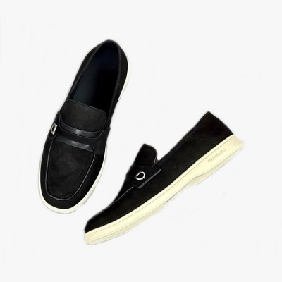 페라가모 남성 블랙 스니커즈 - Ferragamo Mens Black Sneakers - fes795x