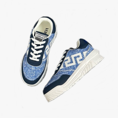 베르사체 남성 블루 스니커즈 - Versace Mens Blue Sneakers - fes807x