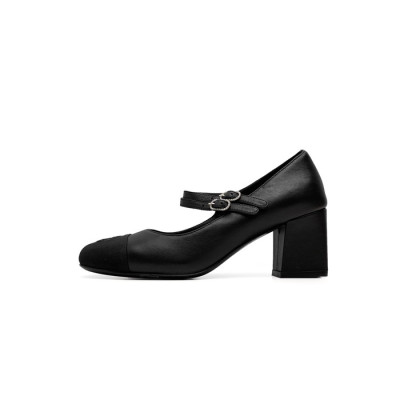 샤넬 여성 메리제인 구두 - Chanel Womens Black Shoes - chs939x