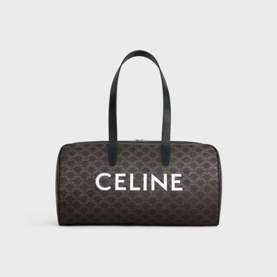 셀린느 남/녀 블랙 키폴 - Celine Unisex Black Keepall - ceb2134x