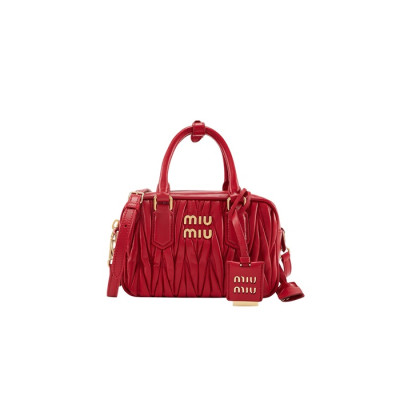 미우미우 여성 아르카디 마테라쎄 백 - Miumiu Womens Arcadie Matelasse Bag - mib2142x