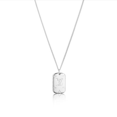 루이비통 남성 화이트 골드 목걸이 - Louis vuitton Mens White-gold Necklace - acc2075x