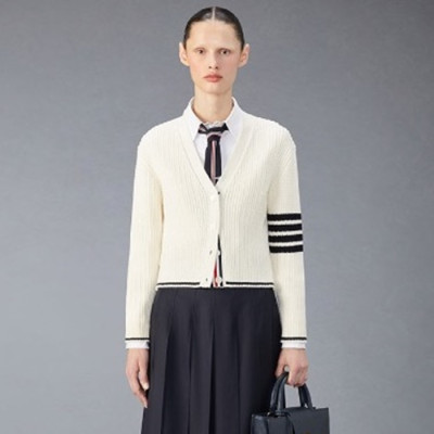 톰브라운 여성 브이넥 가디건 - Thom Browne Womens Cardigan - thc1128x