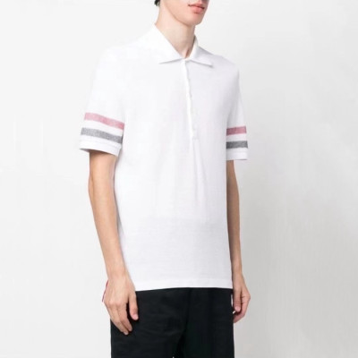 톰브라운 남성 폴로 반팔티 - Thom Browne Mens Polo Tshirts - thc1144x