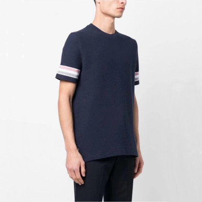 톰브라운 남성 크루넥 반팔티 - Thom Browne Mens Tshirts - thc1145x