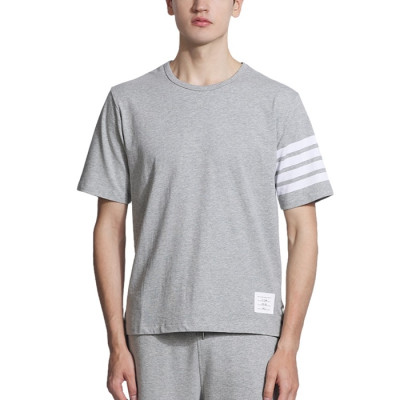 톰브라운 남성 크루넥 반팔티 - Thom Browne Mens Tshirts - thc1163x