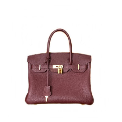 매장판 에르메스 여성 루즈 아쉬 버킨백 - Hermes Womens Rouge H Birkin 30 - heb2243x