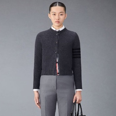 톰브라운 여성 브이넥 가디건 - Thom Browne Womens Cardigan - thc1222x