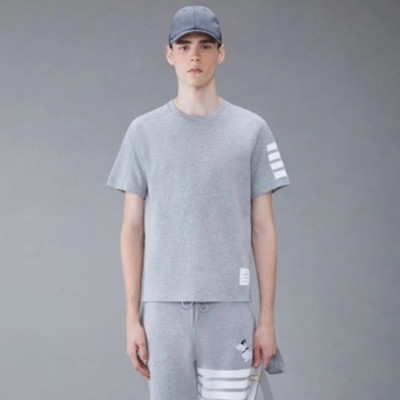 톰브라운 남성 라운드 반팔티 - Thom Browne Mens Round Tshirts - thc1238x