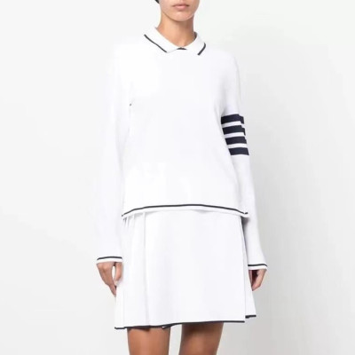 톰브라운 여성 폴로 니트 - Thom Browne Womens Knits - thc1234x