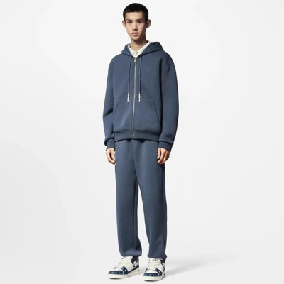 루이비통 남성 블루 트레이닝복 - Louis vuitton Mens Blue Sweat Suits - lvc2097x