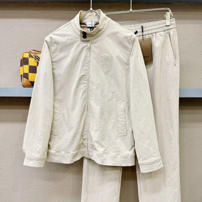 버버리 남성 아이보리 트레이닝복 - Burberry Mens Ivory Sweat Suits - buc2097x