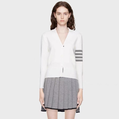 톰브라운 여성 브이넥 가디건 - Thom Browne Womens Cardigan - thc1249x