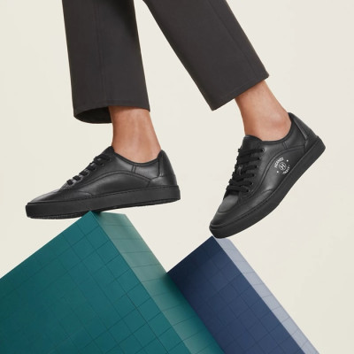 에르메스 남/녀 블랙 스니커즈 - Hermes Unisex Paris Sneakers - hes1069x