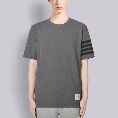 톰브라운 남성 라운드 반팔티 - Thom Browne Mens Round Tshirts - thc1278x