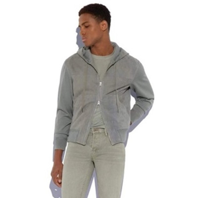 톰포드 남성 캐쥬얼 가죽 자켓 - Tom Ford Mens Gray Jackets - tos1305x