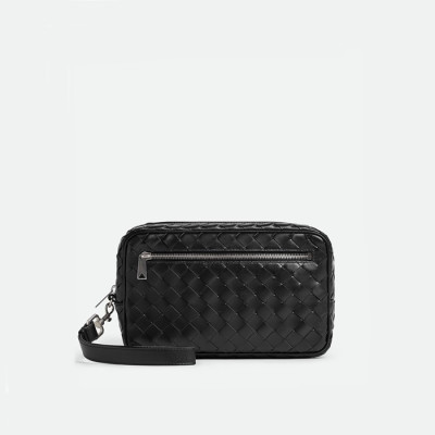 보테가베네타 남성 블랙 파우치 - Bottega Veneta Mens Black Pouch - bvb2099x