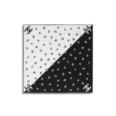 샤넬 여성 블랙 스카프 - Chanel Womens Black Scarf - acc2167x