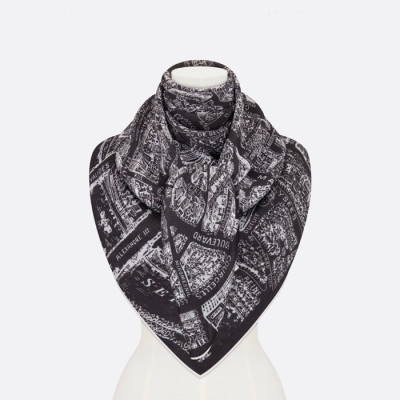 디올 여성 플랑 드 파리 스카프 - Dior Womens Plan de Paris Scarf - acc2196x