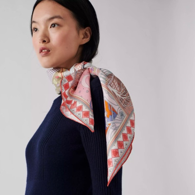 에르메스 여성 레드 스카프 - Hermes Womens Red Scarf - acc2206x