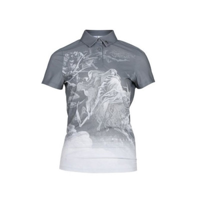 [AMAZINGCRE] 어메이징크리 여성 단테 인페르노 카라 티셔츠 - gol1181x