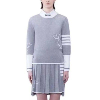 톰브라운 여성 라운드 니트 - Thom Browne Womens Knits - thc1434x