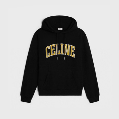 셀린느 남성 블랙 후드티 - Celine Mens Black Hoodie - cec1461x