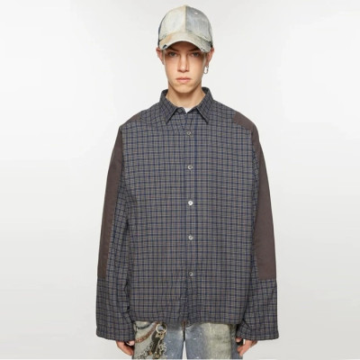 아크네 남성 체크 셔츠 - Acne Studios Mens Dress Shirts - anc1511x