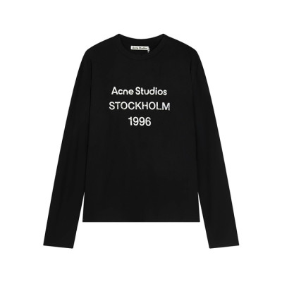 아크네 남/녀 라운드 긴팔티 - Acne Unisex Round Tshirts - anc1552x