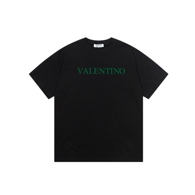 발렌티노 남성 블랙 반팔티 - Valentino Mens Black Tshirts - vac1576x