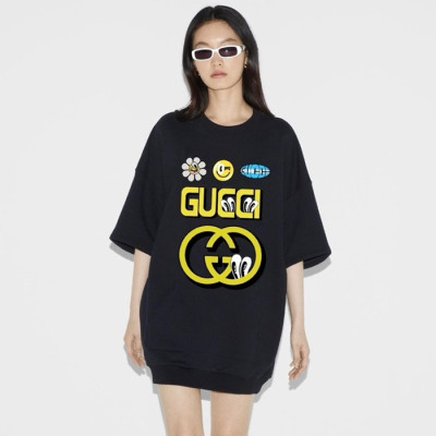 구찌 여성 라운드 반팔 티셔츠 - Gucci Womens Round Tshirts - guc1665x