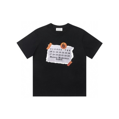 메종 마르지엘라 남성 라운드 반팔 티셔츠 - Maison Margiela Mens Round Tshirts - mac1816x