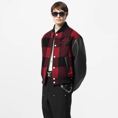 루이비통 남성 가죽 자켓 - Louis vuitton Mens Bomber Jackets - lvc1852x