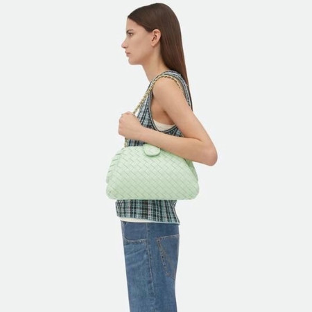 보테가베네타 여성 틴 로렌 체인 클러치 - Bottega veneta Womens TinClutch - bvb2324x