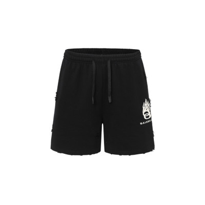 발렌시아가 남성 블랙 반바지 - Balenciaga Mens Black Half-pants - bac1883x