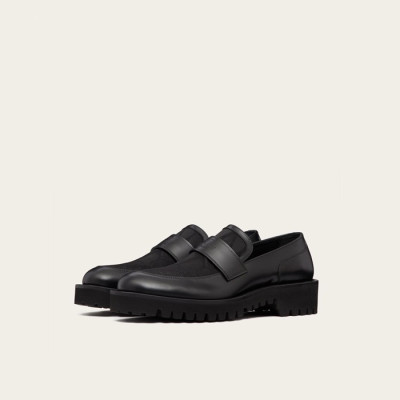 발렌티노 남성 블랙 로퍼 - Valentino Mens Black Loafer - vas1383x