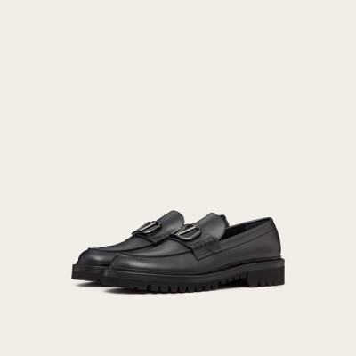 발렌티노 남성 블랙 로퍼 - Valentino Mens Black Loafer - vas1385x