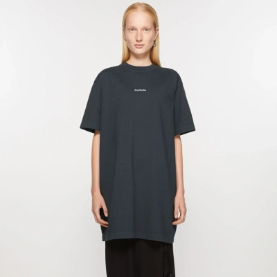 아크네 여성 라운드 반팔티 - Acne Womens Round Tshirts - anc2035x